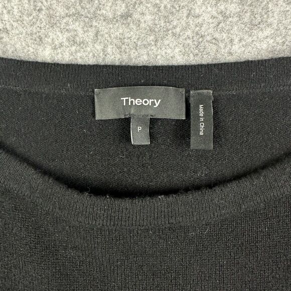 Theory Cashmere Tunic Sweater Womens P Beninaty B Side Slits Cozy Soft Knit Top* - Picture 5 of 12